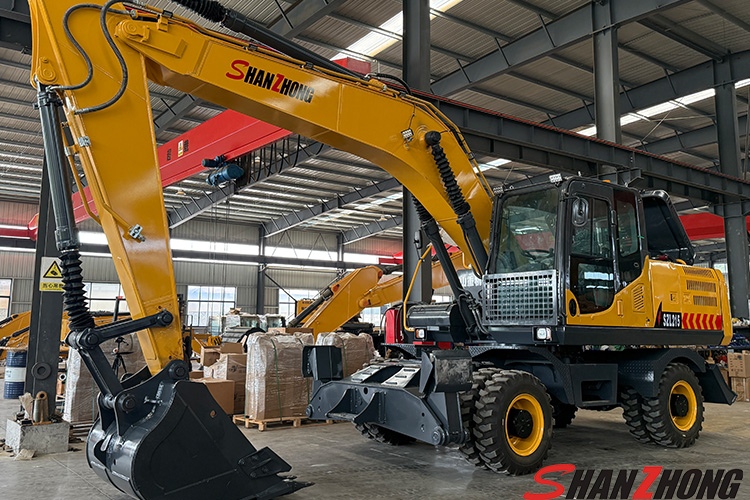 Large wheeled excavator SZL215