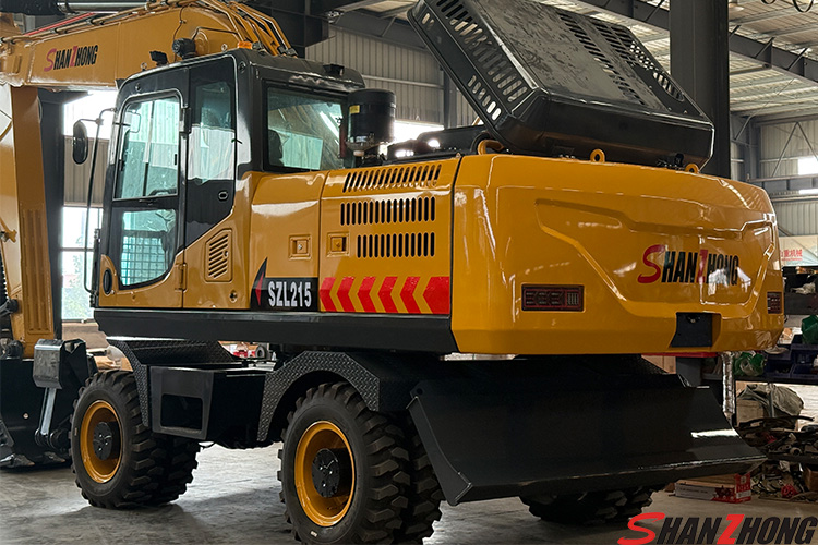Large wheeled excavator SZL215