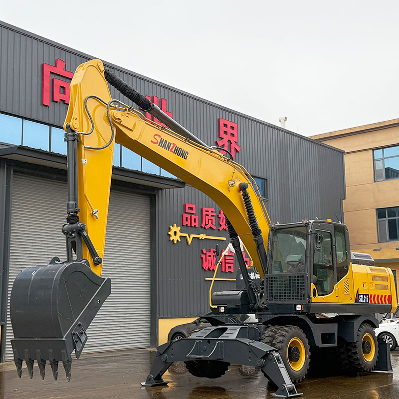 21-ton wheeled excavator