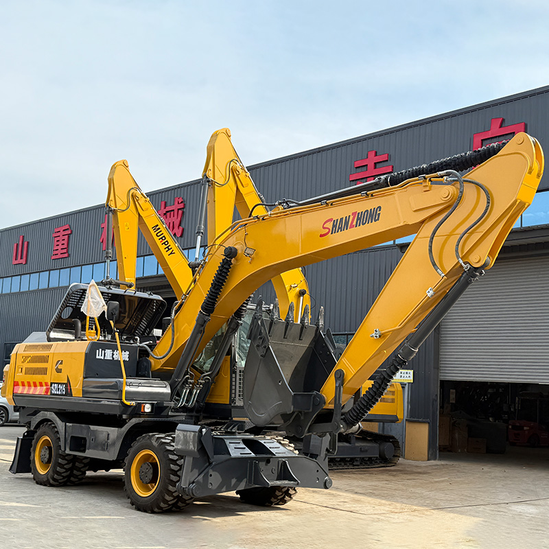 21-ton wheeled excavator