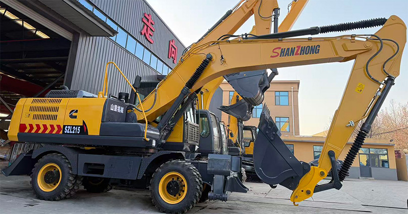 21-ton wheeled excavator
