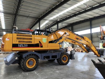 21 ton wheeled excavator