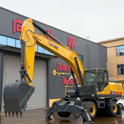 21-ton wheeled excavator