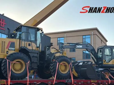 SZL75 wheeled excavator and SZ950 wheeled loader
