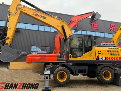 SZL215 wheeled excavator