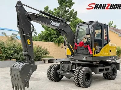 Shanzhong SZL75 wheeled excavator
