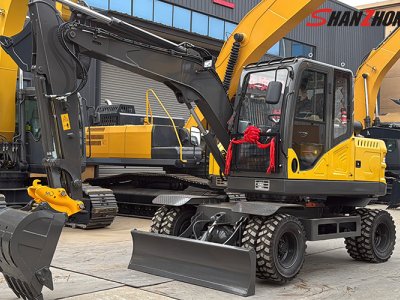 Shanzhong SZL75 wheeled excavator