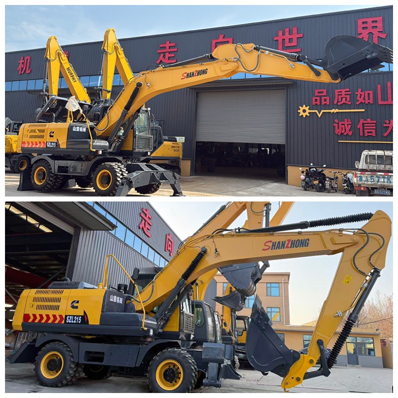 21-ton wheeled excavator