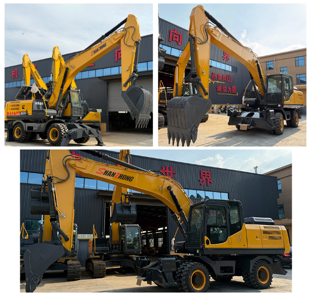 Large wheeled excavators 21 tons