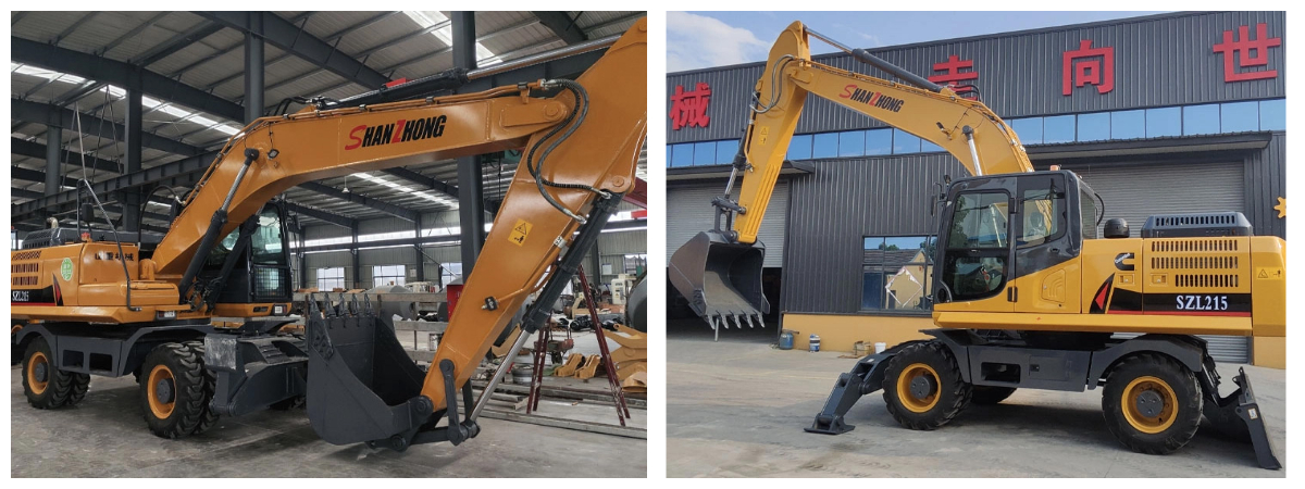 larger wheeled excavator 21 ton