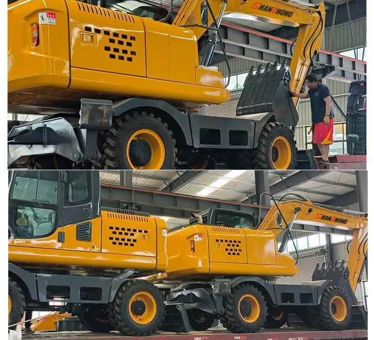 Wheeled excavator