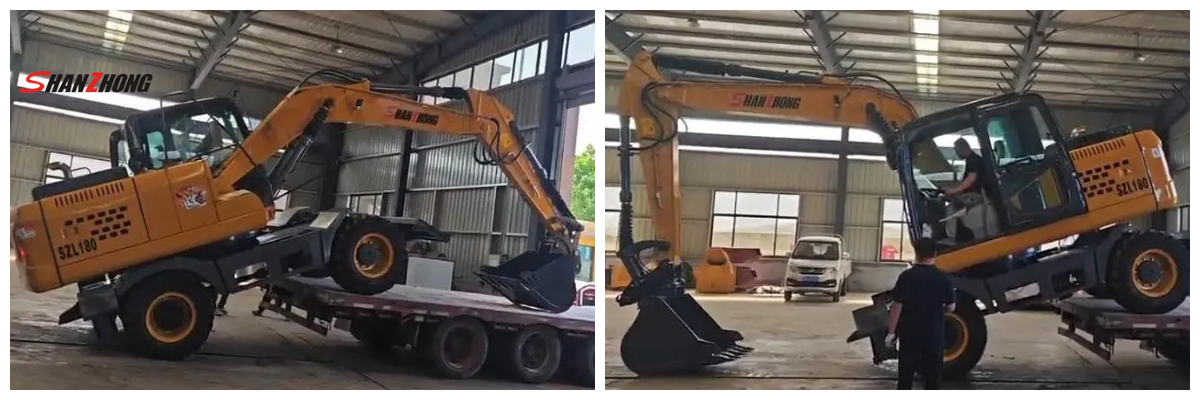 SZL180 wheeled excavator