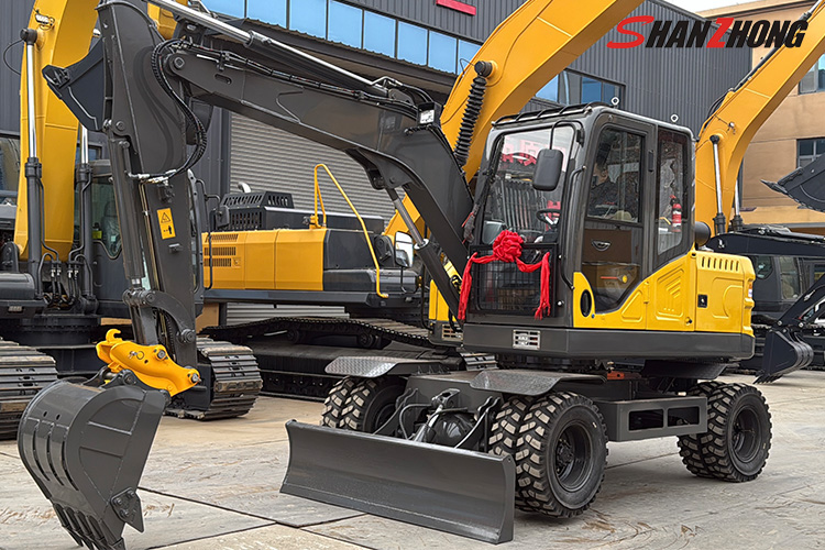 Shanzhong SZL75 wheeled excavator