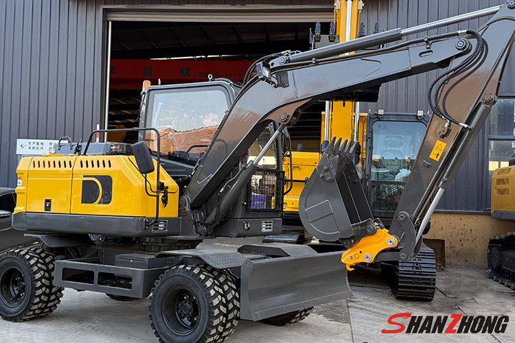 Shanzhong SZL75 wheeled excavator