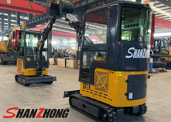 Small crawler excavator SZ18