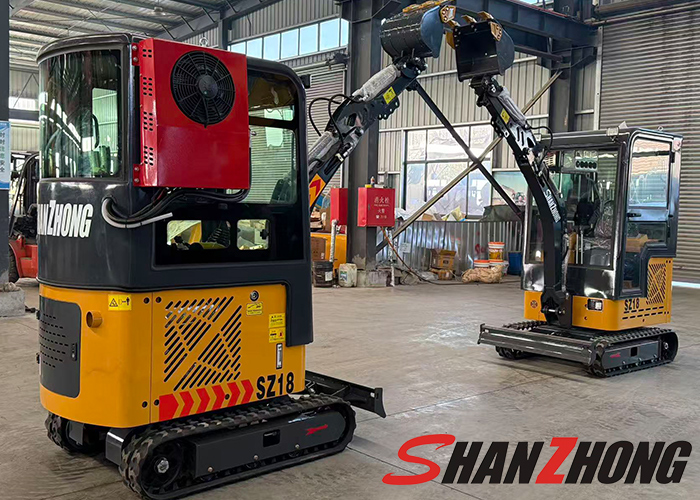 Small crawler excavator SZ18