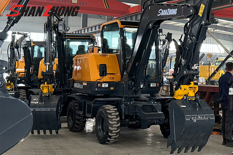 Wheeled excavator Wheeled excavator