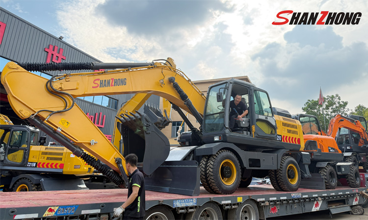 Wheeled excavator Wheeled excavator