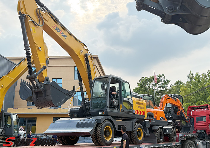 Wheeled excavator Wheeled excavator