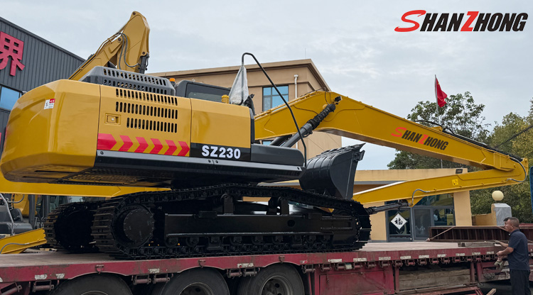 Shanzhong SZ230 long-boom crawler excavator